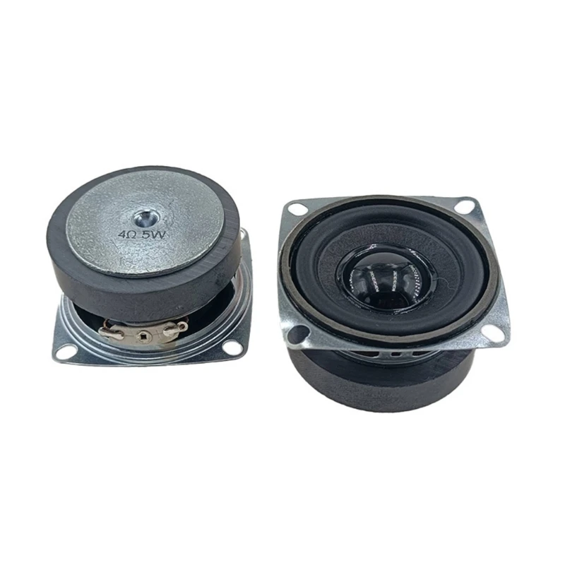 2Pcs 52mm 스피커 2인치 전체 주파수 4옴 5W 10W 스피커 서브우퍼 사운드