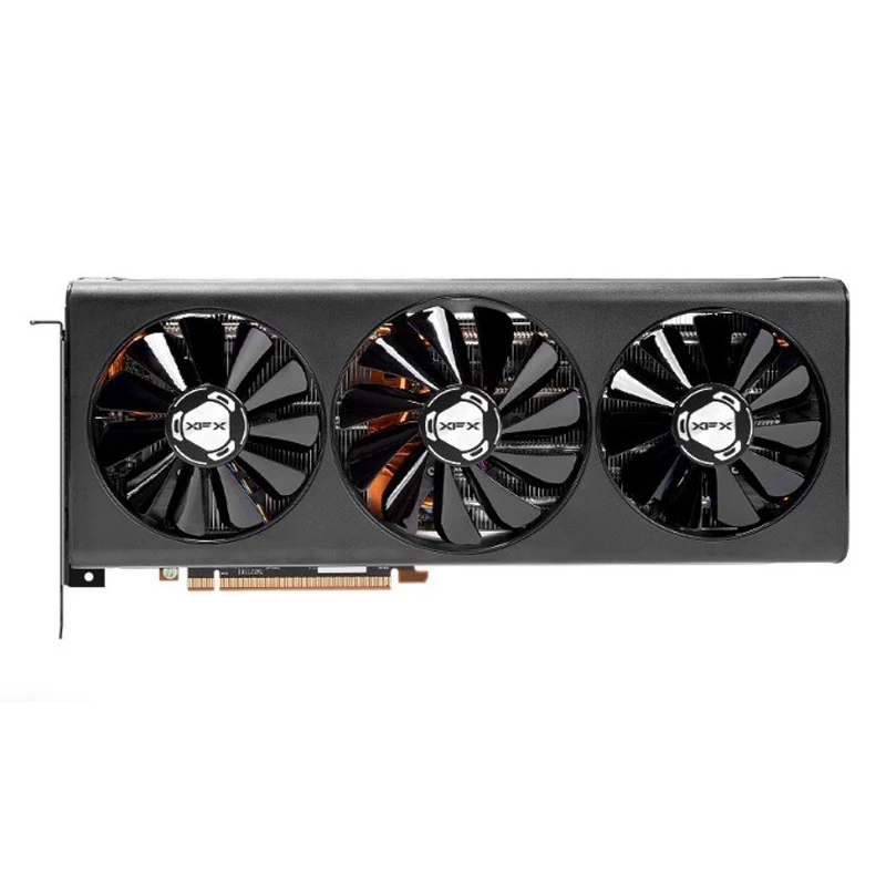 Scheda Video Xfx Rx5700Xt 8G Gddr6 Usata Per Schede Grafiche Amd Radeon Rx 5700Xt 8Gb Rx 5700 Xt 1Nm 3 Ventole Mappa Di Gioco Per Pc Rx5700 Xt