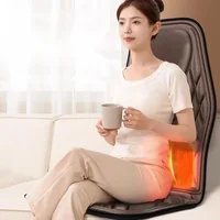 Electric Neck Massager Pillow With Airbag Kneading Vibration Heating Therapy For Home Car Seat Cushion Back Pain Relief