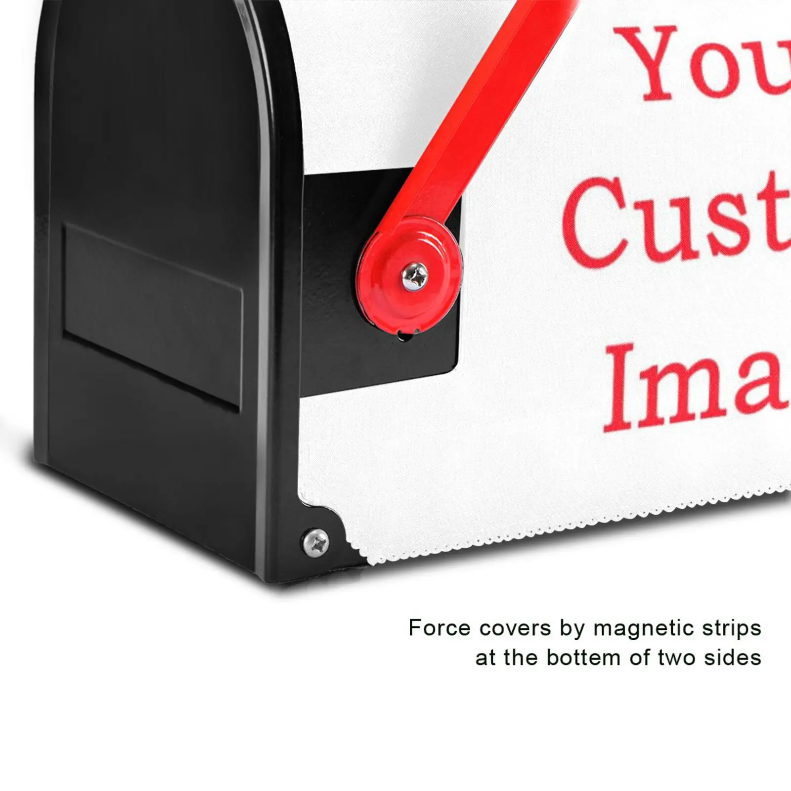 Mailbox Cover Wrap Polyester Material With Magnetic Strip Standard Size Letter Post Box Cover Sticker Home Garden Decor