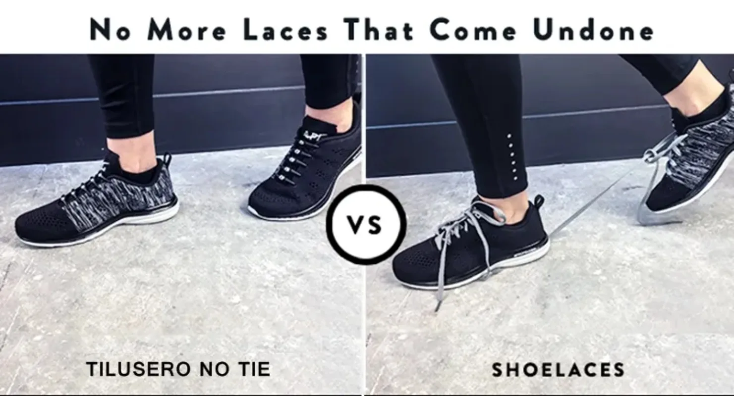 Come Undone Shoe Laces That Stay Tied 12pcs Round Elastic No Tie