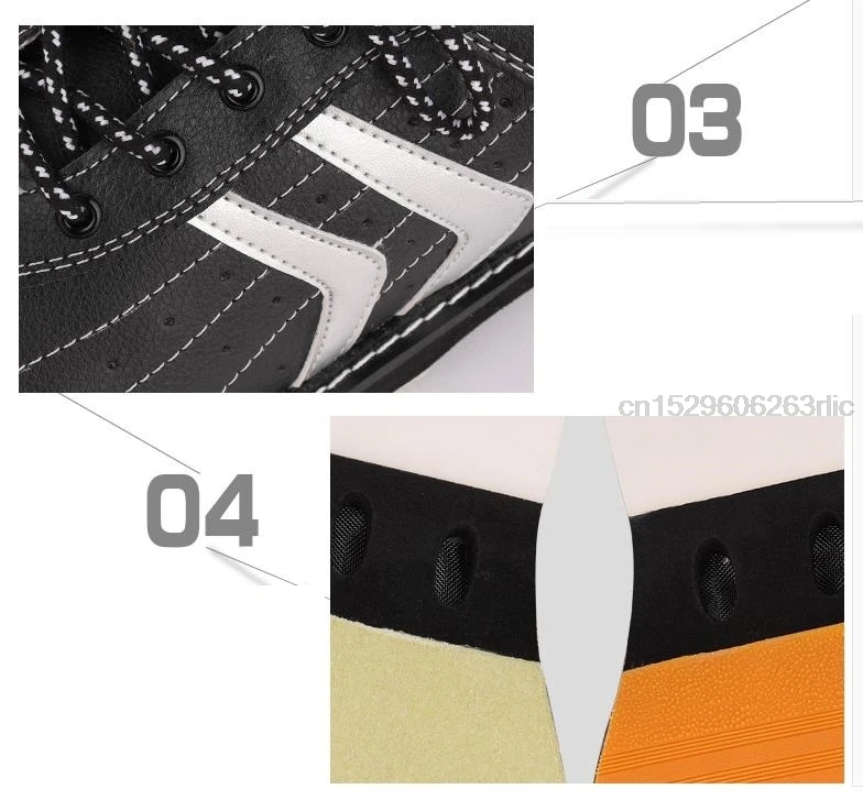 Male Indoor Sports Bowling Shoes Men Right-hand Anti-skid Sneakers