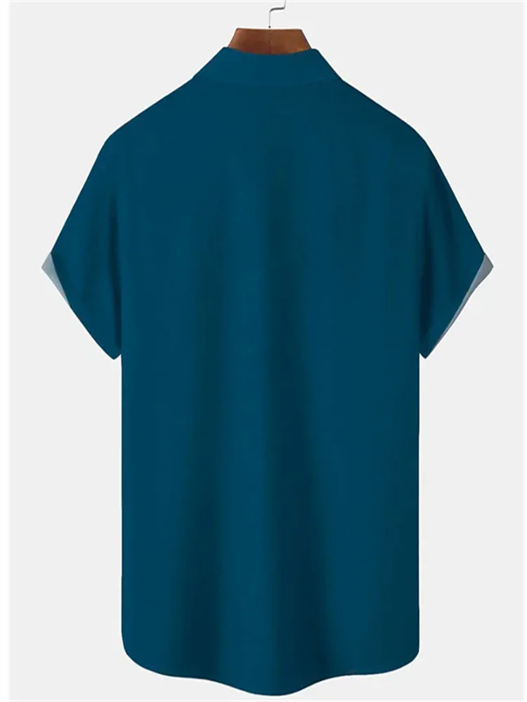 Men's Summer Casual Short Sleeve Shirt Beach