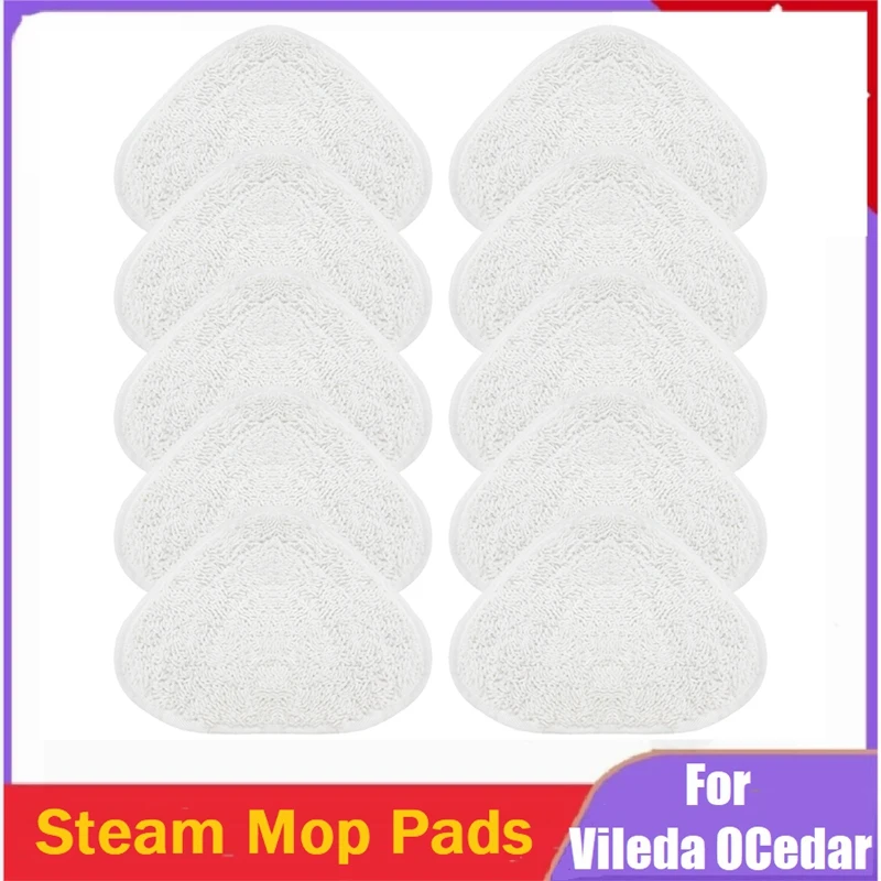 10Pcs Steam Mop Pad Per Vileda Ocedar Aspirapolvere Lavabile Riutilizzabile Triangolo Mop Pad Panno Pulizia Strumento Per Pavimenti
