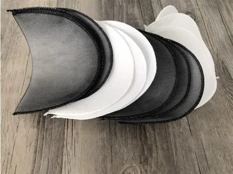 Description Picture 5 of item1pair 1cm Soft Good Ductility White Black Comfortable Sponge Shoulder Pad Sew Shirt Coat Sweater Decorate Supplies