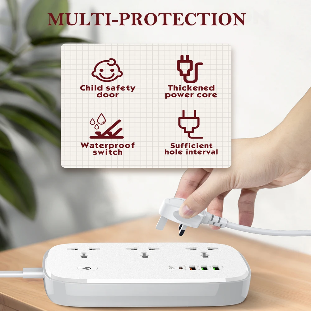  Ʈ  ͸  Ʈ 3USB , 220V EU ѱ ÷,  Ʈ  Ȩ ˷  ᵦ ̼, QC3.0