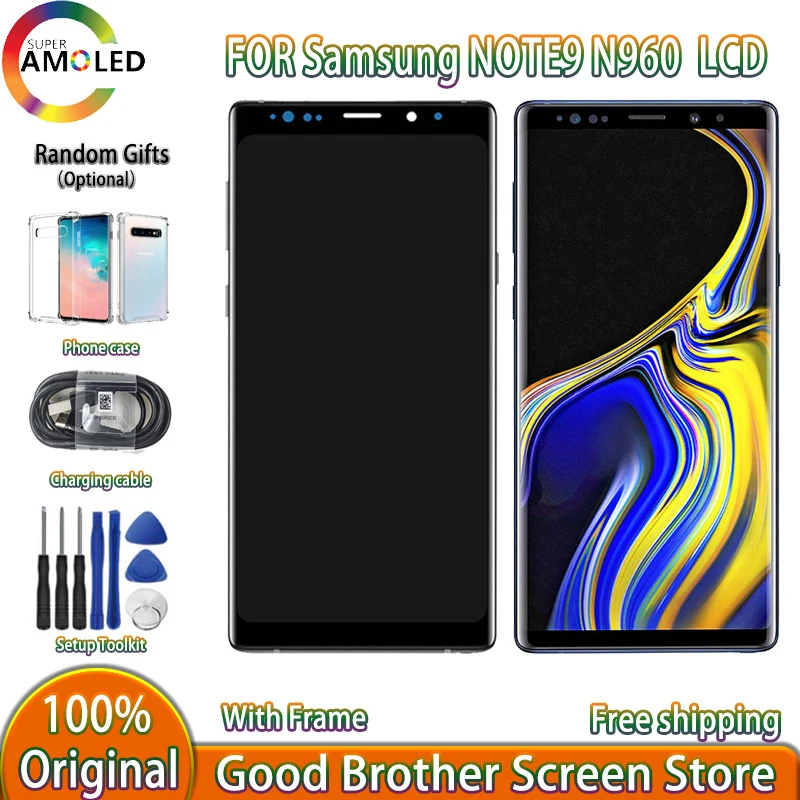 ORIGINAL-AMOLED-LCD-For-SAMSUNG-GALAXY-Note-9-Lcd-Note9-Display-N9600 ...