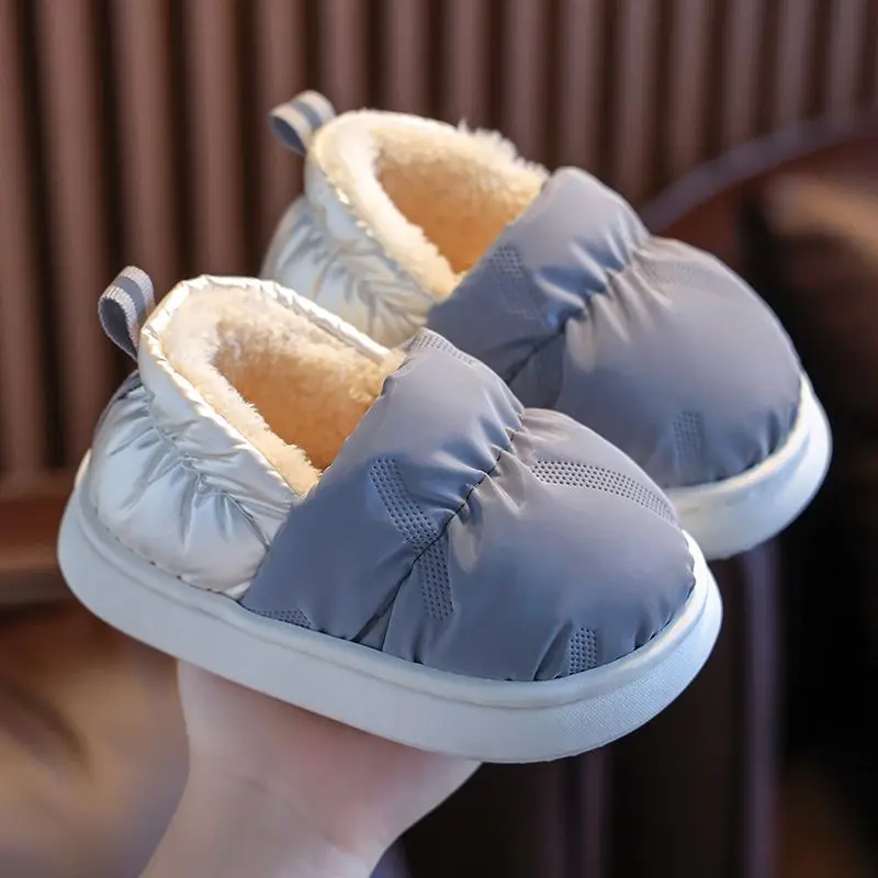 Winter kids Shoes Slippers Children Funny Soft Anti-slip Home House Shoes Kids Baby Girls Cartoon Slipper Indoor Floor Shoes