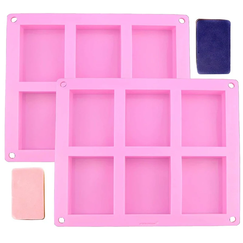 Soap Tray Soap Mold Candle Mold Wax Products Silicone Rectangular Silicone Wax Products Tools silicone mold