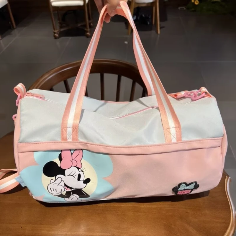 Disney Cartoon Minnie Pattern Bowling Bag Multifunctional Crossbody Handheld Bag For Daily Use 2025 Autumn/Winter