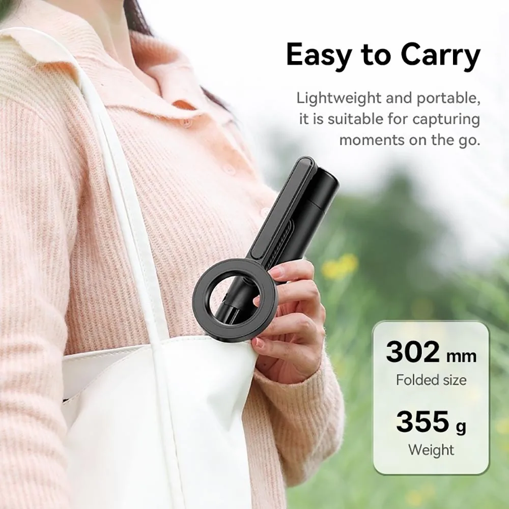 Portable Magnetic Selfie Stick Tripod Extendable Remote Selfie Stick Universal Phone Shoot a Video Travel Mobile Phone Holders