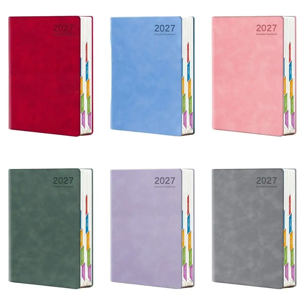 Agenda Giornaliera 2027 da 320 Pagine, Taccuino Portatile in Inglese/Spagnolo, Pianificatore Efficiente, Calendario Pratico - immagine 5