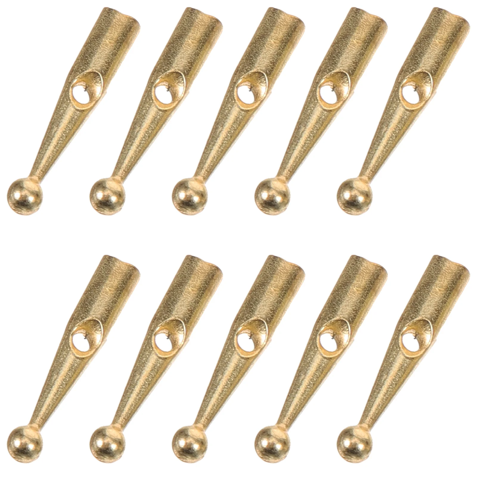 10 pcs Metal Umbrella Bone Covers Rain Umbrella Tail Beads Folding Umbrella Tail Beads