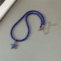 Spring Summer Necklace for Women Girl Cute Romantic Starfish Short Neck Jewelry Party Wedding Necklace Wholesale - Image 4