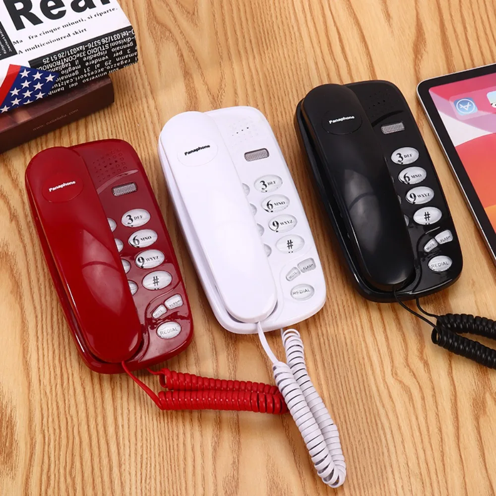 Wall Mountable Corded Phone with Large Buttons