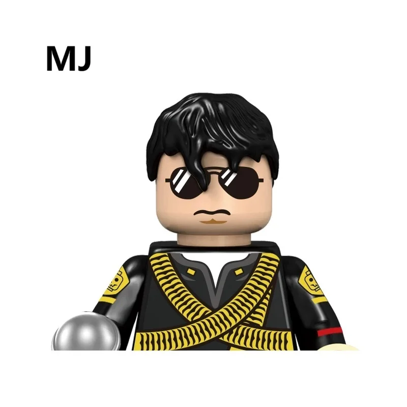 킹 오르 팝 MJ 빌딩 블록 마이클 미니 액션 피규어 장난감