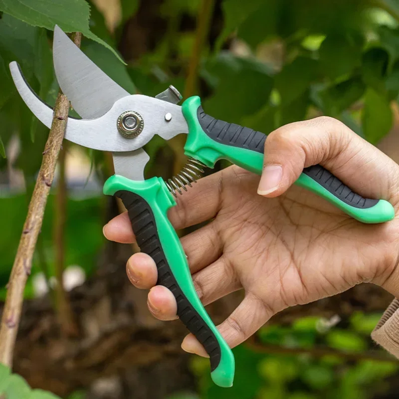Horticultural Scissors Bird Beak Shape Branch Pruning Labor Saving Pruning Stainless Steel Picking Multifunctional Fruit Scissor 3