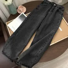 Harajuku Fashion y2k Jeans Women Streetwear Casual Baggy Straight High Waist Mom Denim Oversize 90s Iamhotty mom jeans waist