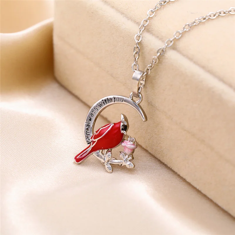 Loss, Cardinal, Always With You, Memorial Lost Loved One, Necklace