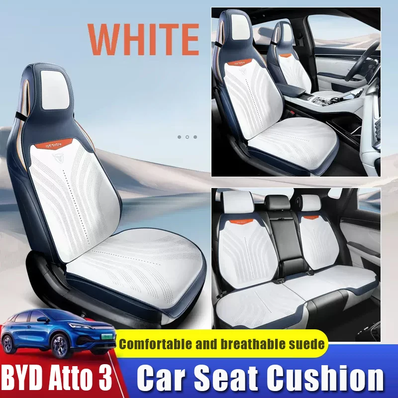 SuedeCarSeatCushionforBYDAtto3YuanPlus2022Softand