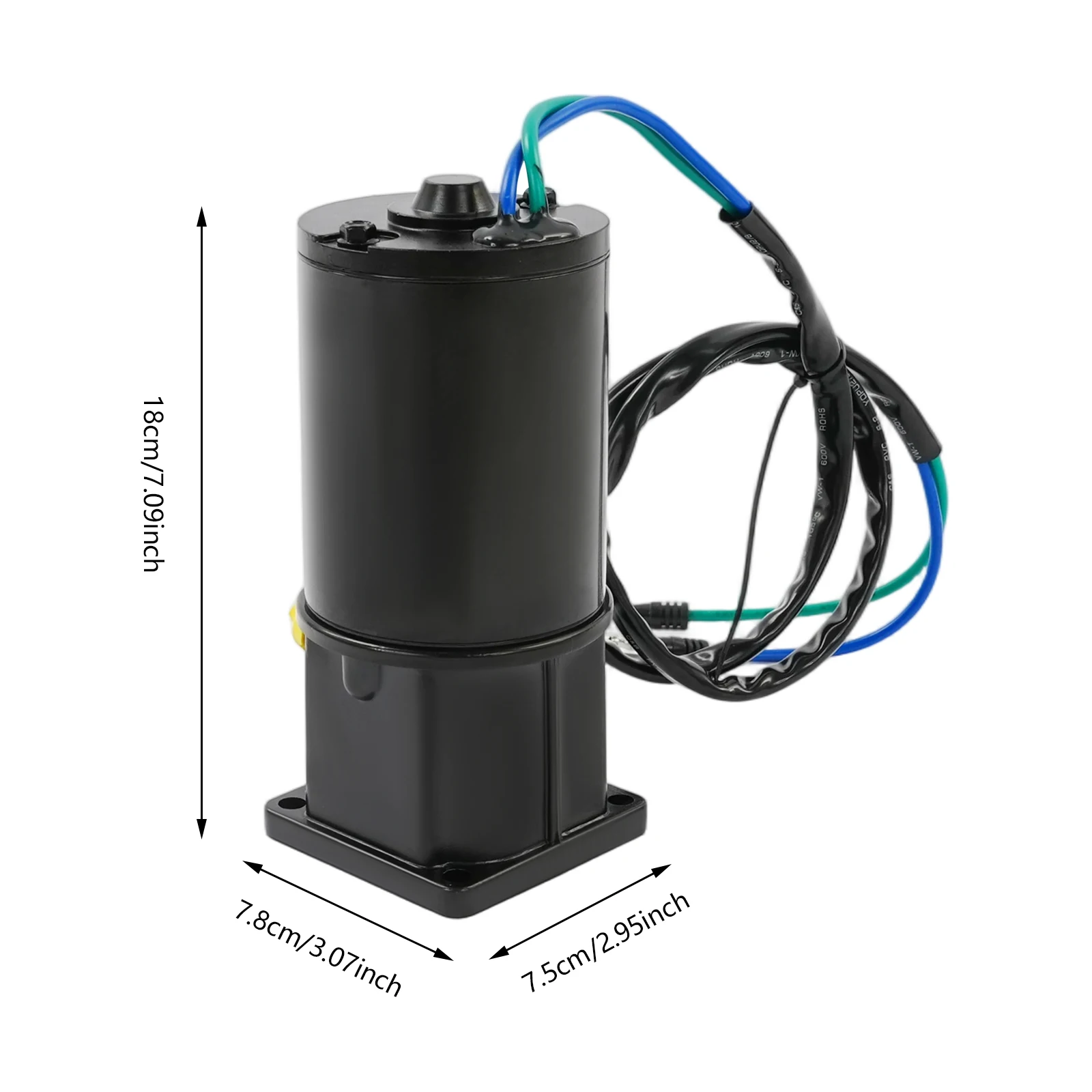 Ersatz-Neig- und Ziermotor für Mercury-Außenbordmotoren – 12 V 240 W Motor aus reinem Kupfer, passend für 2-Takt 40–125 PS/4 Takt 30–120 PS OEM 8194 – Detail 1