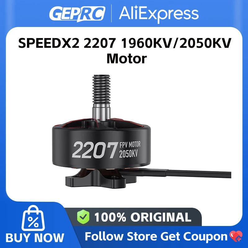 Motor GEPRC SPEEDX2 2207 1960KV/2050KV 4-5 Inch FPV Drone 6S Brushless Motor FPV RC Multicopter Racing Drone Parts DIY PART