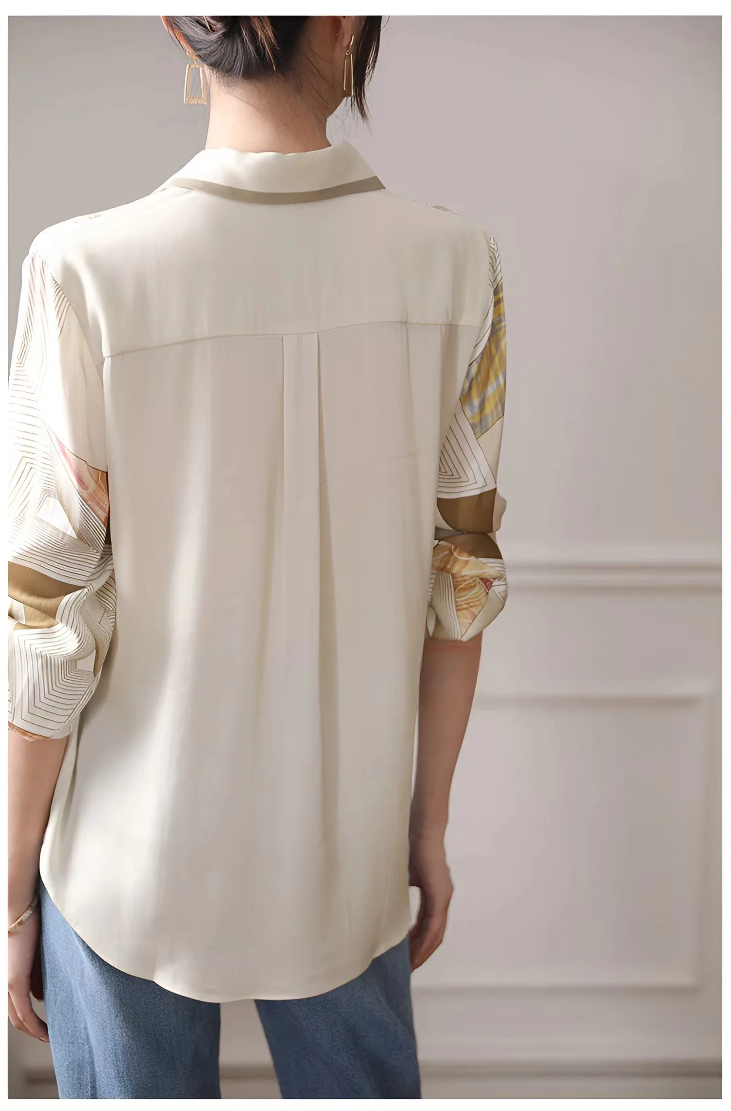 قمصان نسائية مطبوعة على الموضة بلوزات نسائية أنيقة...