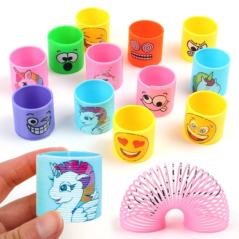 12PCS Rainbow Magic Springs Circle Toys for Children Birthday Party children toys