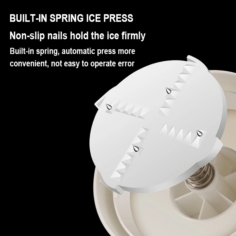 Manual Ice Crusher Smoothies Hail Ice Breaker Fast Ice Crushing Portable Shaved Ice Machine For Kitchen Gadgets Ice Blenders