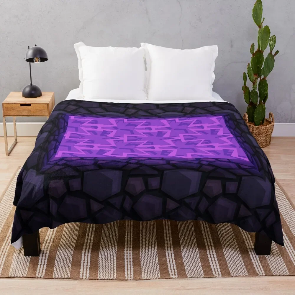 

Obsidian Nether портал-дизайнерское одеяло для детских одеял PureBDcraft