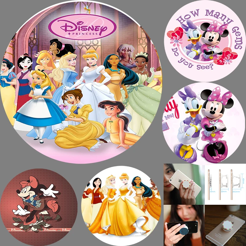 Holder for Phone Holders Disney Mickey Cellphone Bracket Grip Tok Попсокет Mobile Stand Luxury Design Accessories Tablet Mount