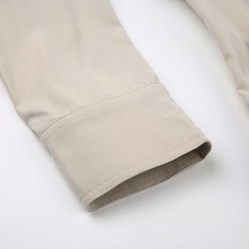 Abrigo con cremallera retro americano de invierno Y2K, chaqueta minimalista lisa de corte entallado con bolsillo, atuendo informal grunge para mujer