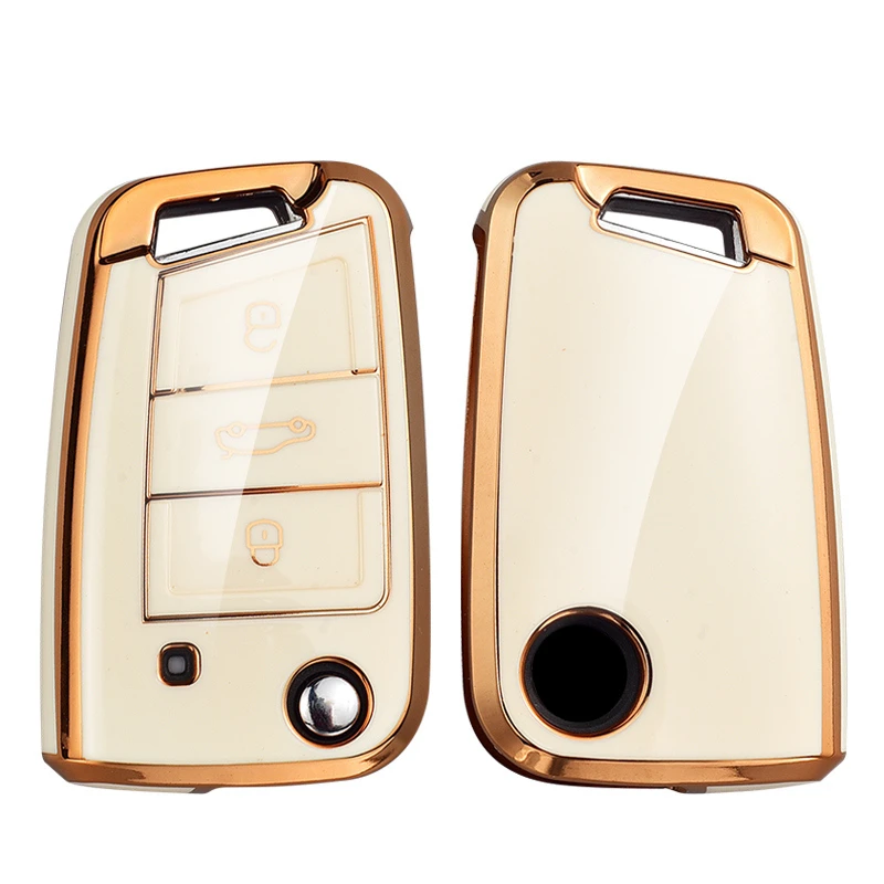 Premium Kuvi TPU Car Flip Key Case Cover