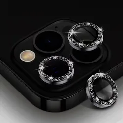 Luxury Tempered Glass Camera Lens Protector and Screen Cover - 16 Pro (3Pcs) (Flash Black)