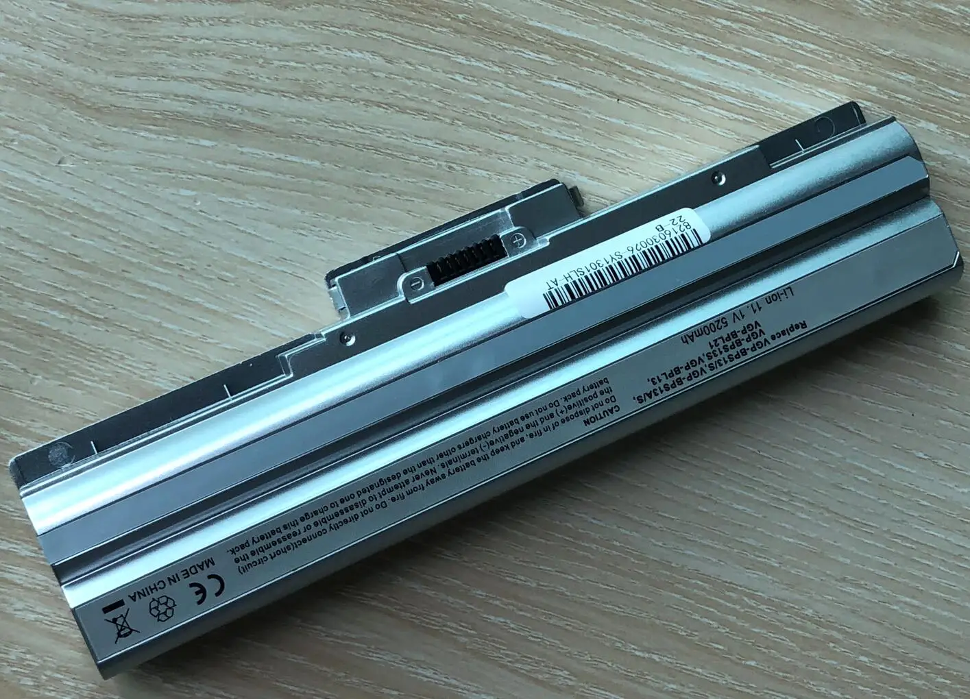 Bateria Prata 4400mah para Sony Vgp-bpl13 Vgp-bps13 Vgp-bps13 b Vgp-bsp13 s Vgp-bps13a b Vgp-bps13a s - Imagem 3