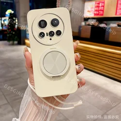 Custodia in silicone magnetico per telefono con stand e proteggi schermo