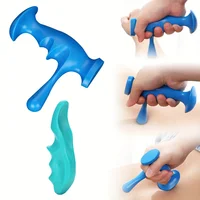 T-shaped Massager Thumb Finger Pressure Press Trigger Point Manual Deep Physiotherapy Massage Tools Full Body Muscle Relax Stick 1