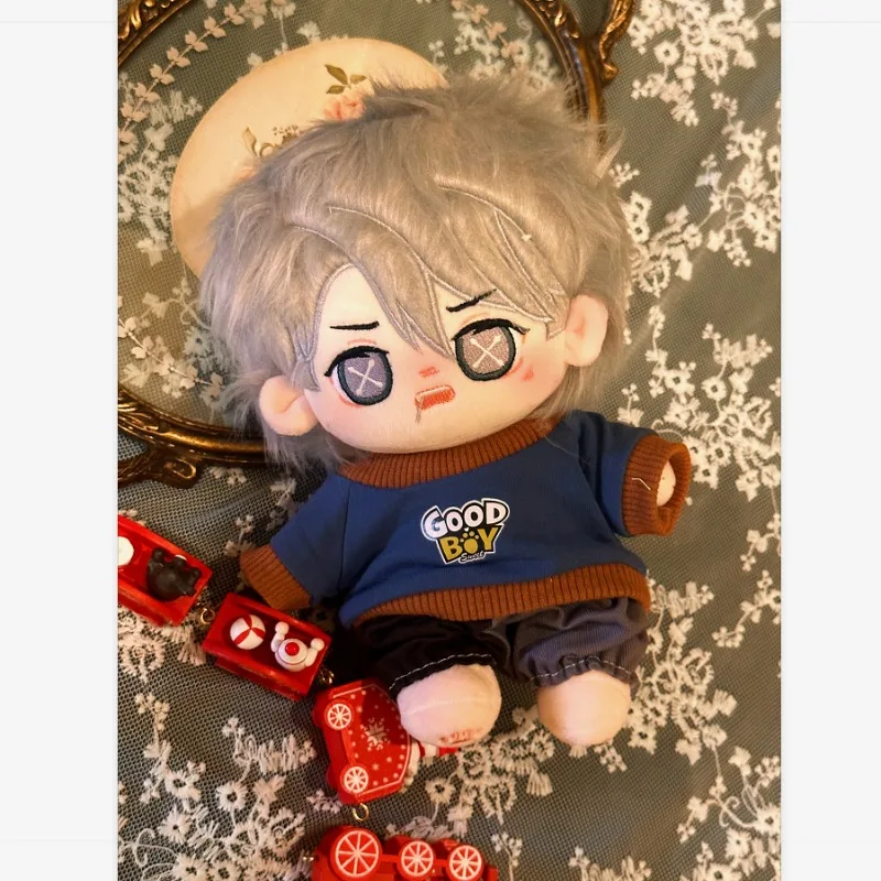

20CM Game Identity V Cosplay Survivors Aesop Carl Embalmer Adorable Changing Dolls Plush Doll Skeleton Christmas Gifts