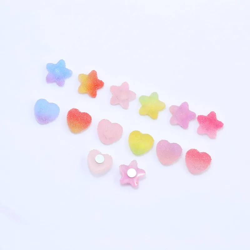 Fridge Magnet 10pcs Heart Star Shape Mix Colors Message Board Magnetic Refrigerator Sticker Home Kitchen Decoration