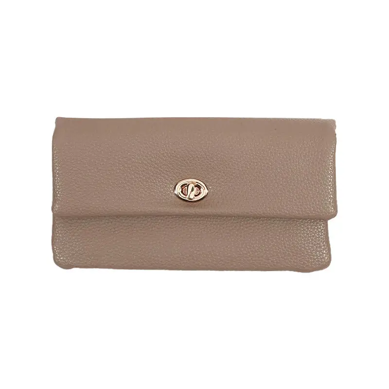 Fashion PU Leather Envelope Wallets Metal Buckle Korean Style Women Long Clutch Bag Zipper Coin Purse Change Bag Outdoor 11