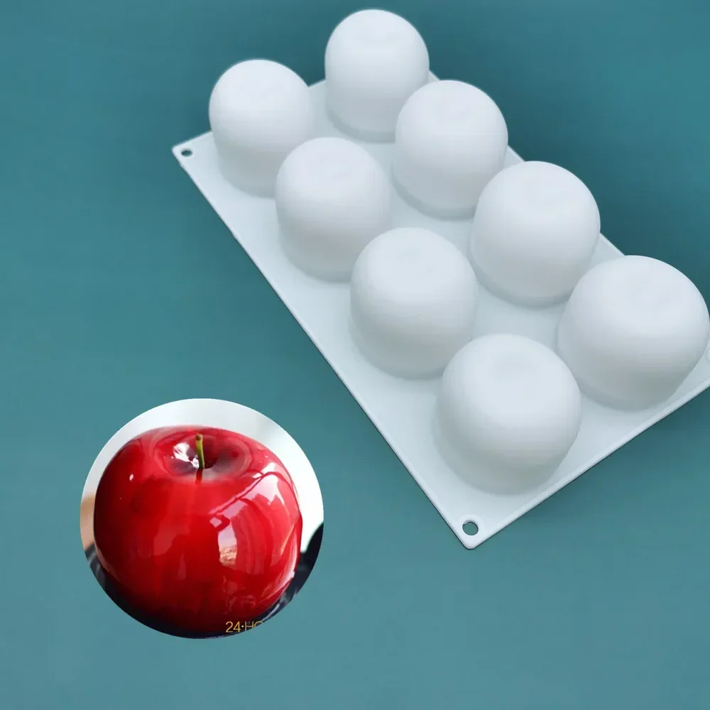 Description Picture 2 of item3D Lemon Shape Fruit Silicone Mold Brownies Cake Mousse Cake Moulds French Dessert Cake Decorating Tools Pastry Baking Tools