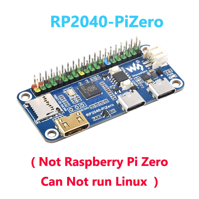 ตัวเลือกสินค้า RP2350-PiZero พัฒนาบอร์ดสำหรับโปรเจกต์อิเล็กทรอนิกส์