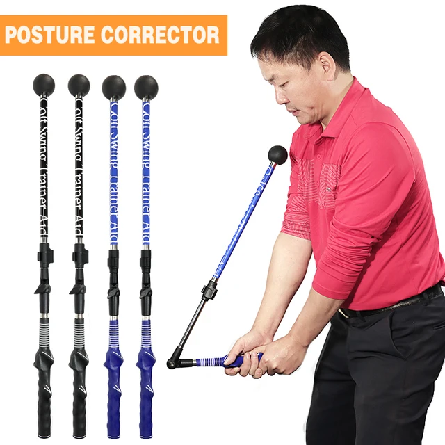 Golf Swing Training Aid Stick Posture Corrector Practice Swing Trainer Aid Improve Hinge Forearm Rotation Shoulder