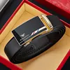 Men's belt automatic buckle leather gift box belt simple youth business belt Father's day gift practical to give people