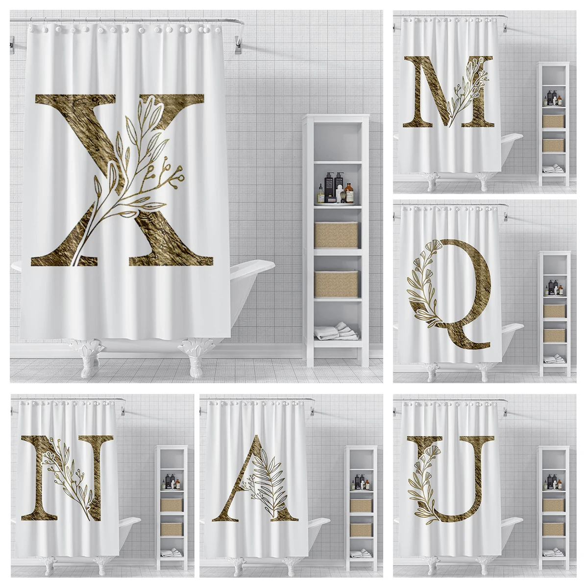 

Home decor 26 letter shower curtains for bathroom waterproof fabric bathroom Curtains modern shower curtain 180x200 240x200