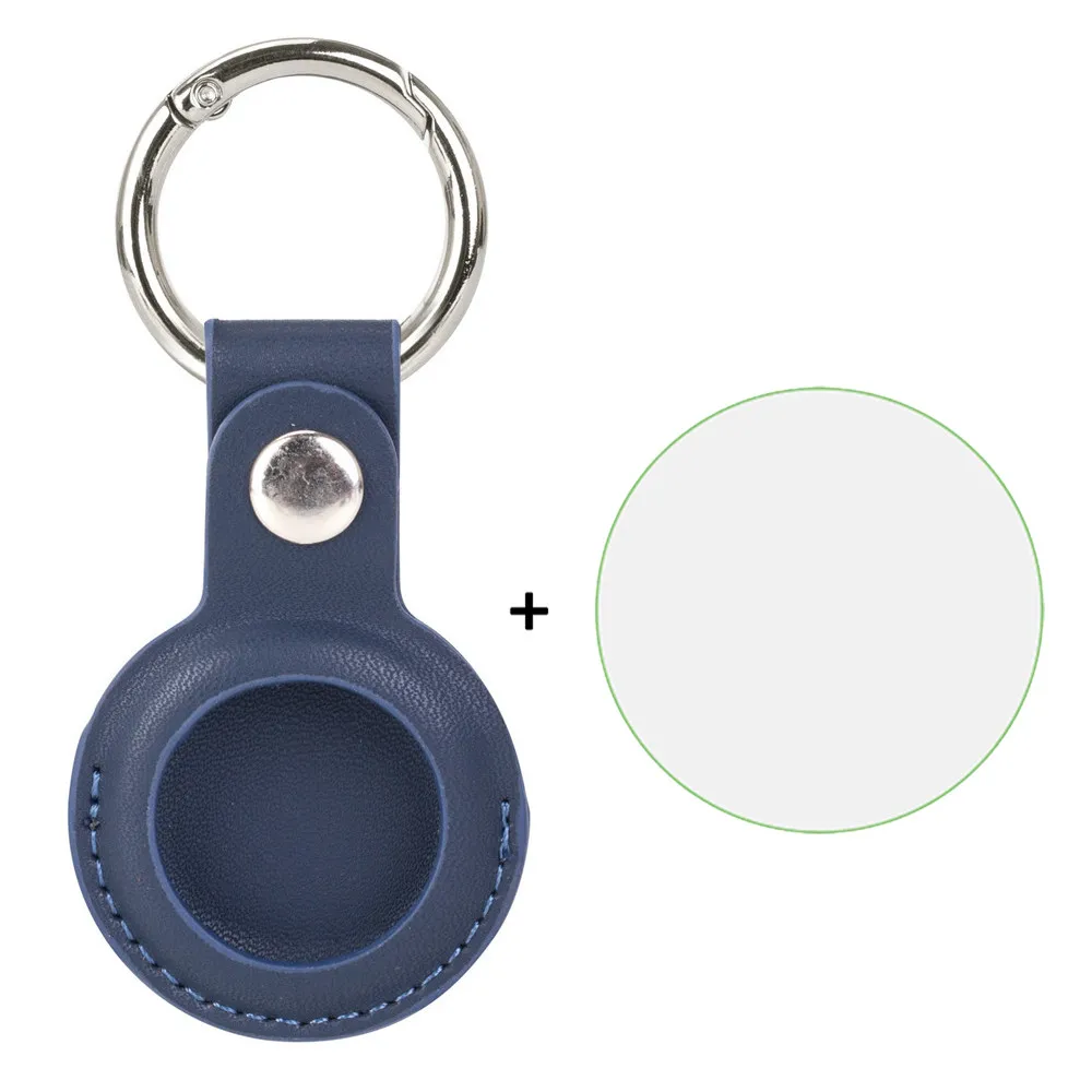 2020 new For AirTags Cover  Leather Protection Anti-Lost Protective Case For Apple Locator Tracker Cover 