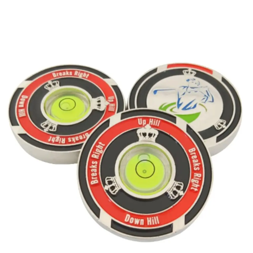 Golf Hat Clip Golf Ball Marker Green Reader High Precision Golf Slope Putting Level Meter Reading Aids Golf Accessories Supplies
