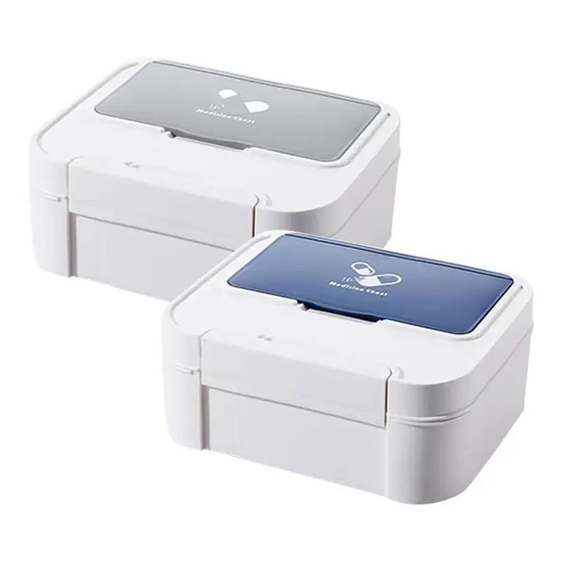 

Ящик-органайзер с крышкой, большой емкости, двухслойный