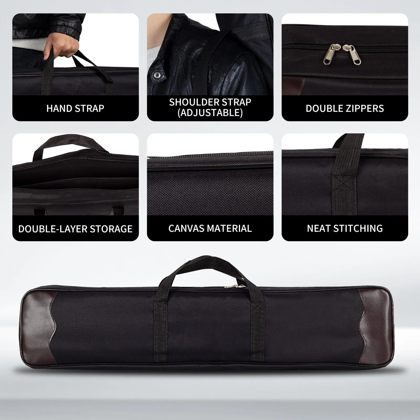 Archery Recurve Bow Storage Bag Hunt Sport Carry Case Hand Shoulder Case Bag