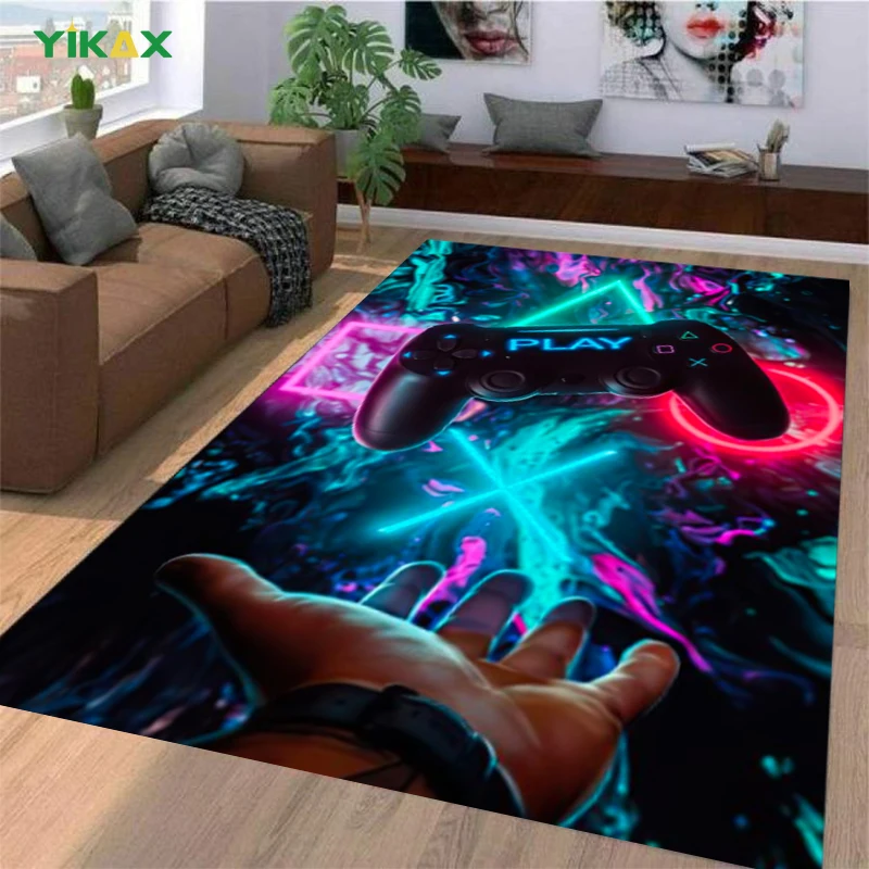 Gaming Playstation Area Rug Large Carpet For Bedroom Floor Bath Mat
